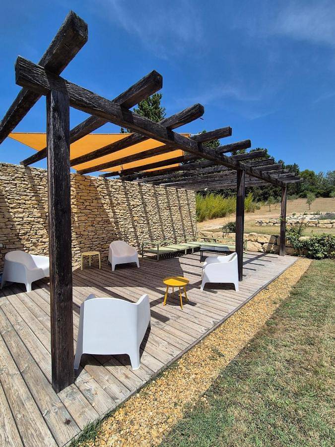 Villa pour 9 personnes, avec Terrasse et Jardin ainsi que Piscine et Vue à Velleron - 3