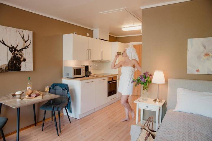 Ferienwohnung für 2 Personen, mit Balkon und Terrasse sowie Ausblick in Etne - 4