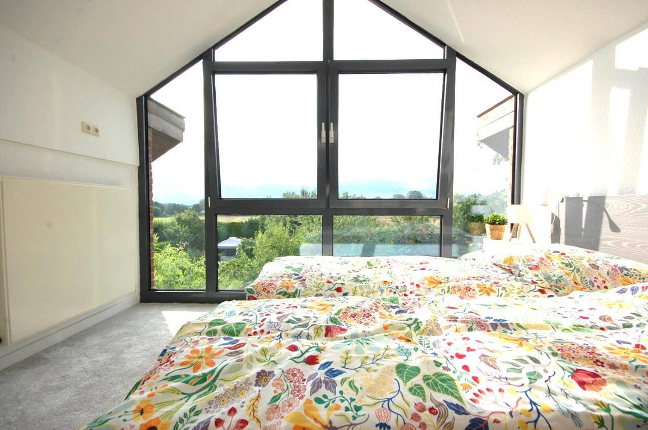 Ferienhaus mit Blick über die Felder und Golfplatz in Hemmelsdorfer See, Ratekau