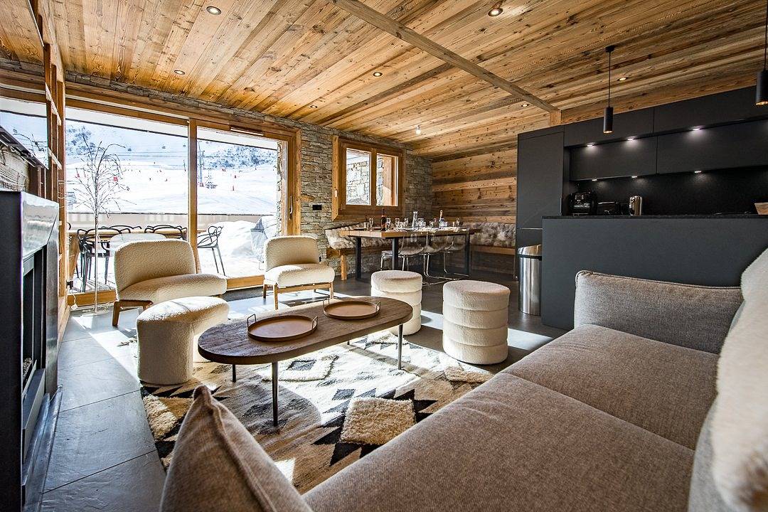 Appartement de vacances entier, Appartement en duplex 9 personnes avec jacuzzi sur les pistes in La Toussuire, Fontcouverte-la-Toussuire
