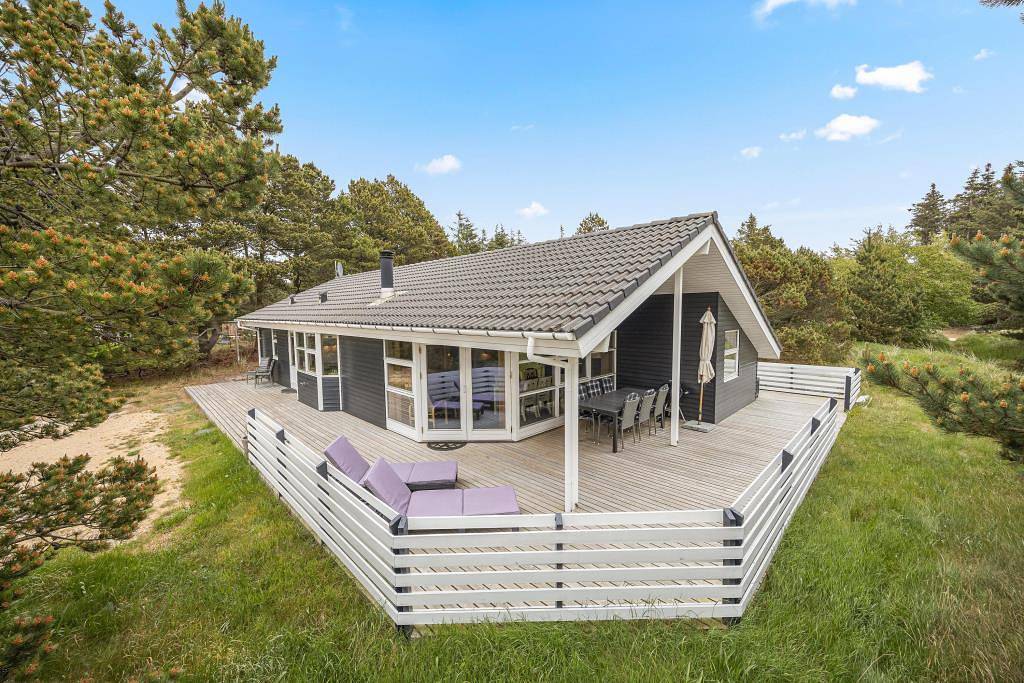 Gemütliches, helles Ferienhaus mit Sauna und Whirlpool - 6 Personen in Vejers Strand, Varde