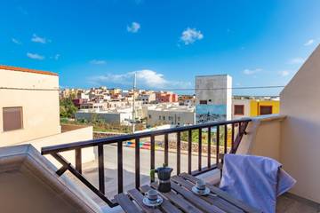 Gîte pour 2 personnes, avec balcon/terrasse dans Lampedusa