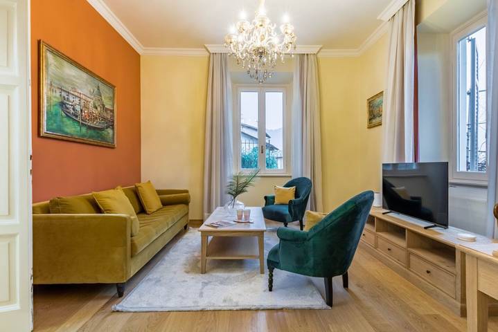 Gîte pour 4 personnes, avec balcon/terrasse à Cernobbio