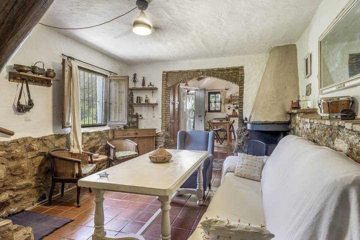Casa Rural 'La Toscana' mit Bergblick in Linares de la Sierra, Sierra de Aracena y Picos de Aroche