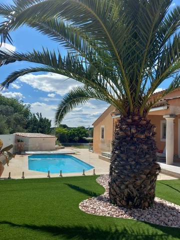 Cottage pour 10 personnes, avec sauna ainsi que piscine et jardin à MUS