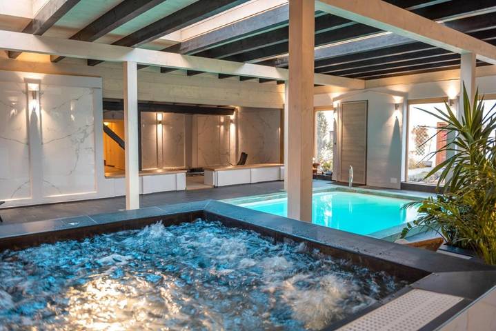 Ferienwohnung für 2 Personen, mit Terrasse und Whirlpool sowie Garten und Pool in Lipno - 4