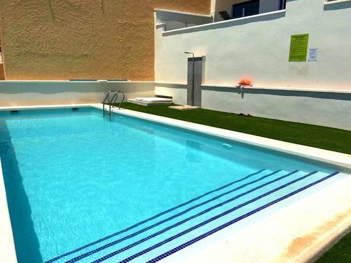 Casa rural para 8 personas, con vistas además de piscina y terraza en Isla Plana - 3