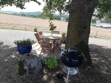 Location de vacances pour 6 personnes, avec vue ainsi que piscine et terrasse, animaux acceptés à Tayrac