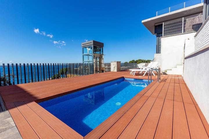 Ferienhaus für 6 Personen, mit Meerblick und Balkon sowie Terrasse und Garten in Roses - 2