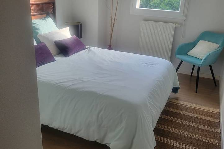Ganze Wohnung, T3 bright 68 m2 sea view 500m from the beach Socoa private parking elevator in Ciboure, Bayonne und Umgebung