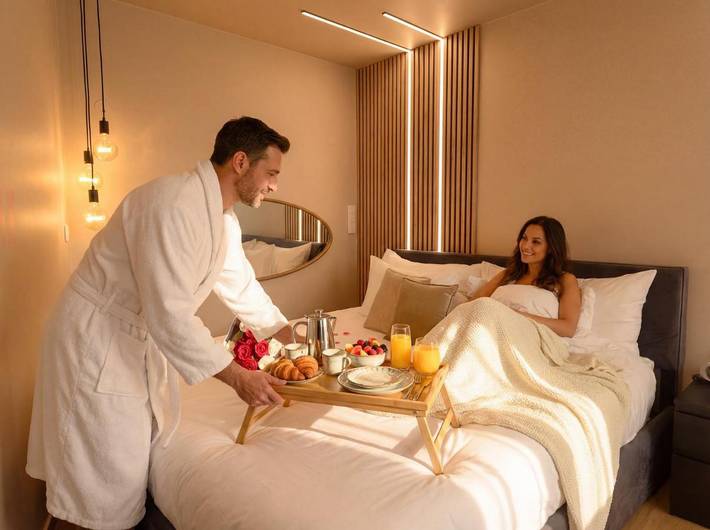 Appartement de vacances pour 2 personnes, avec jacuzzi