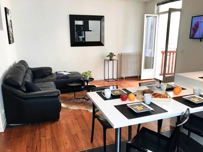 Location de vacances pour 4 personnes, avec balcon dans Plage de la côte des Basques - 4