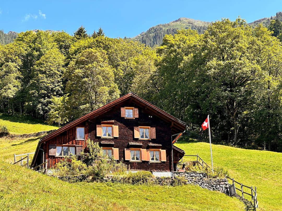 Revier hike to Herrenegg in Engi, Glarus Süd