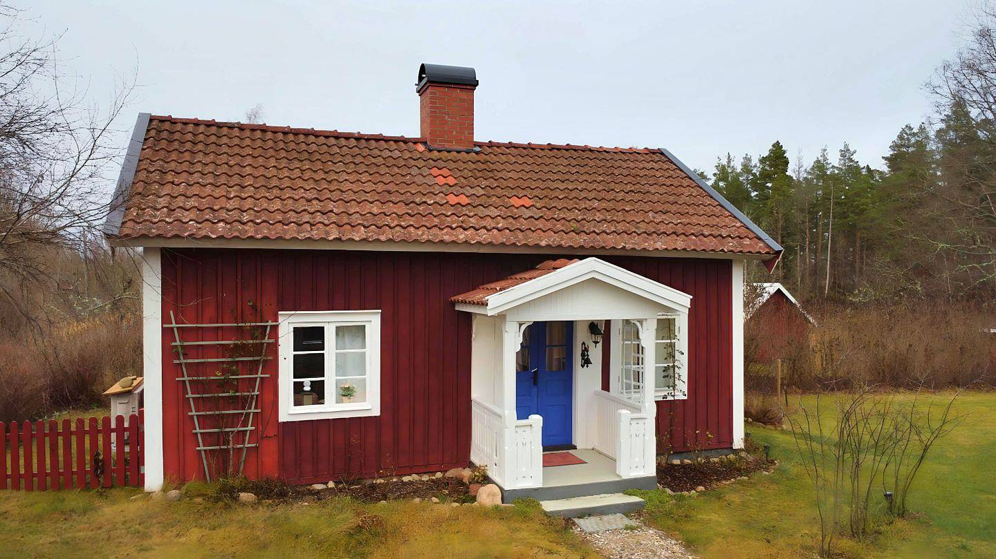 Hus Boholt – Charmantes Schwedenhaus für 2 Personen mit Kamin in Högsby