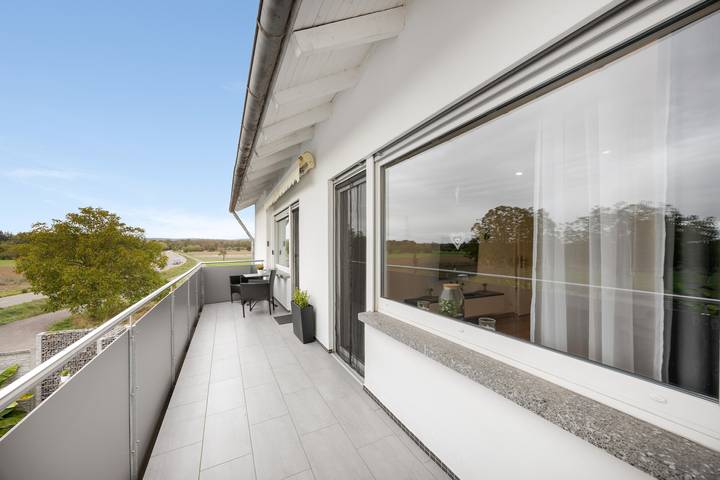 Ganze Wohnung, Ferienwohnung 'Weitblick' mit Bergblick, Balkon und WLAN in Reute, Südschwarzwald