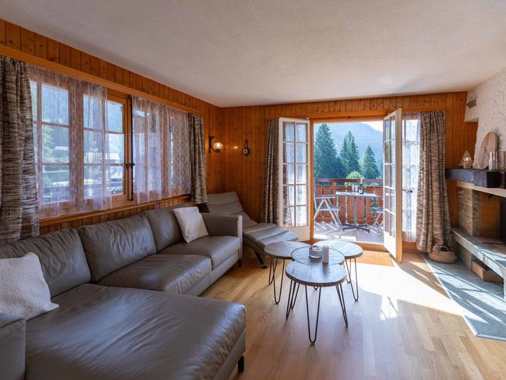 Appartement de vacances pour 4 personnes, avec vue ainsi que jardin et balcon, animaux acceptés