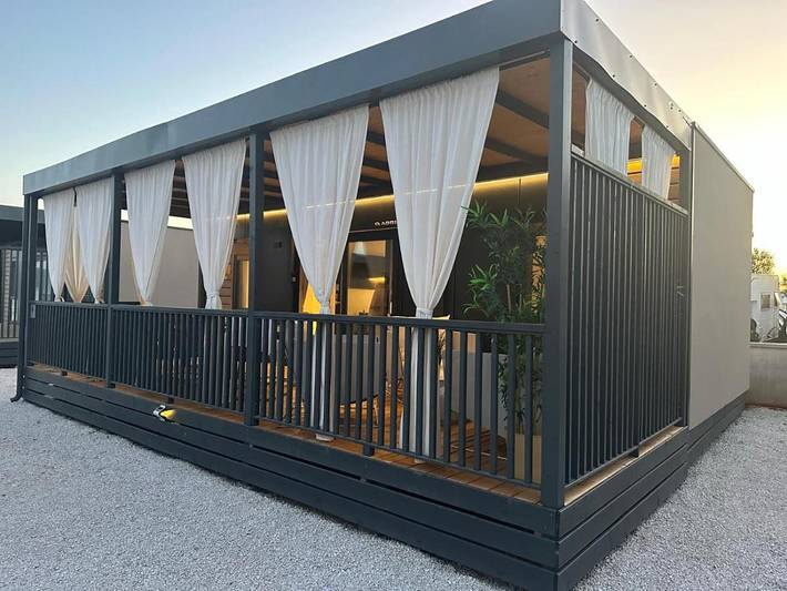 Camping voor 5 personen, met uitzicht en terras, met huisdier in Zadar