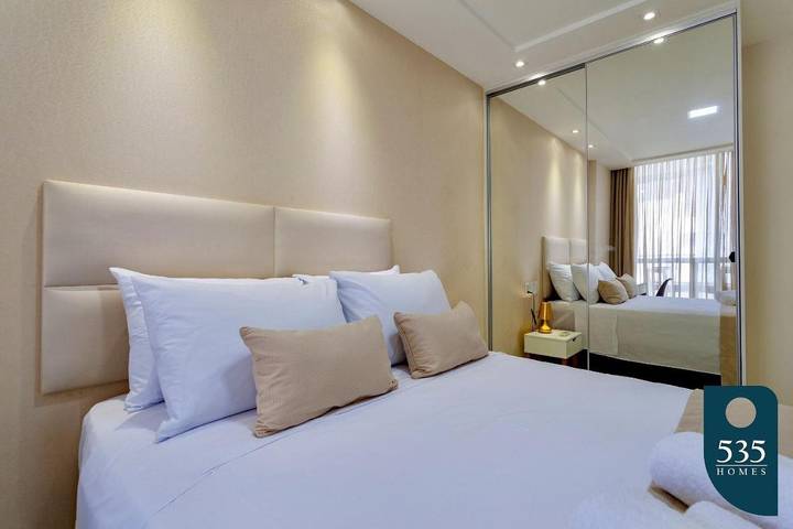 Apartamento de vacaciones para 5 personas, con balcón además de piscina y sauna - 1