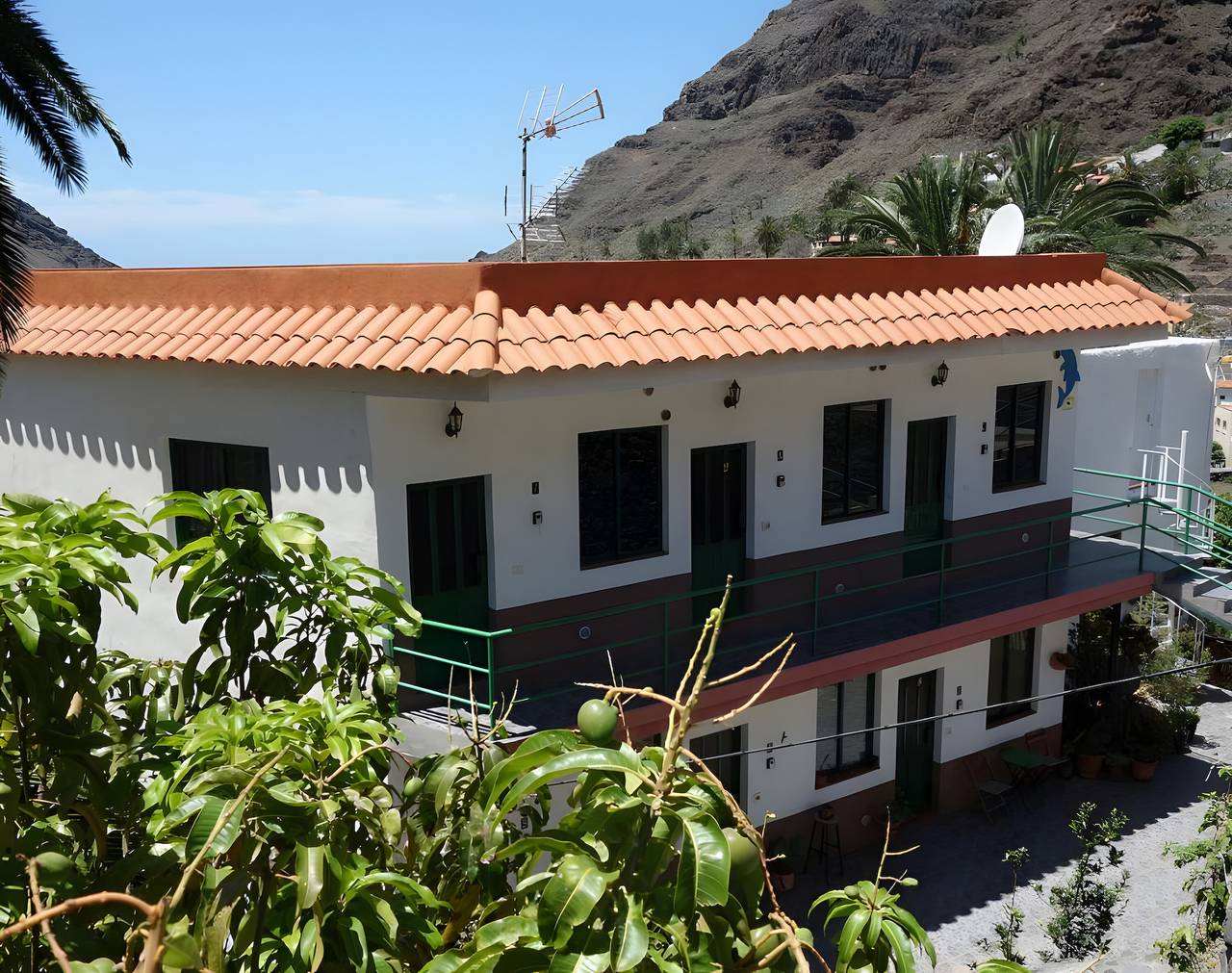 Ganze Wohnung, Apartment 'Nayara A' mit Meerblick, Balkon und Wlan in Los Granados, Valle Gran Rey