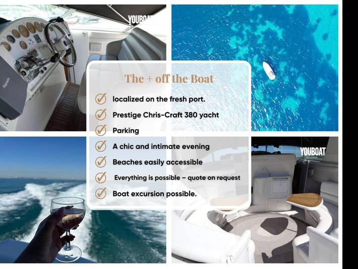 Bateau pour 4 personnes, avec vue sur l’océan en Provence-Alpes-Côte d'Azur - 2