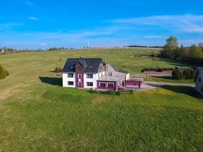 Ferienhaus für 2 Personen, mit Terrasse und Garten sowie Sauna in Marienberg