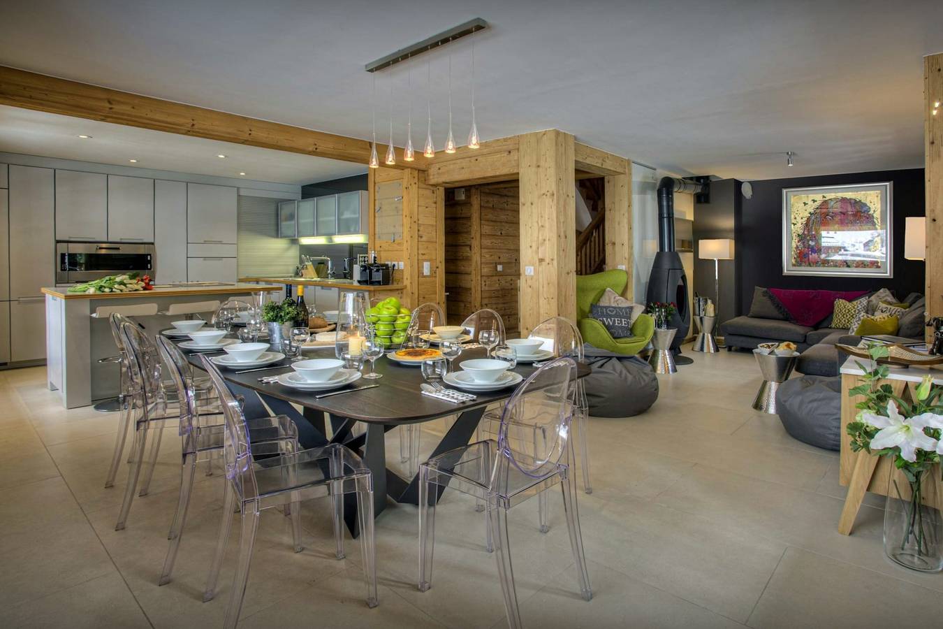 Chalet près des pistes, spa de nage (été), sauna, jacuzzi - Ovo Network in La Clusaz, Région d'Annecy