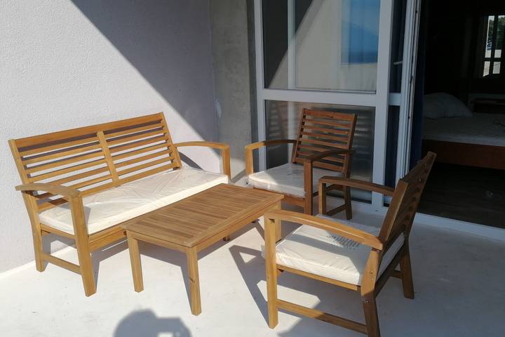 Zimmer für 4 Personen, mit Balkon/Terrasse - 1