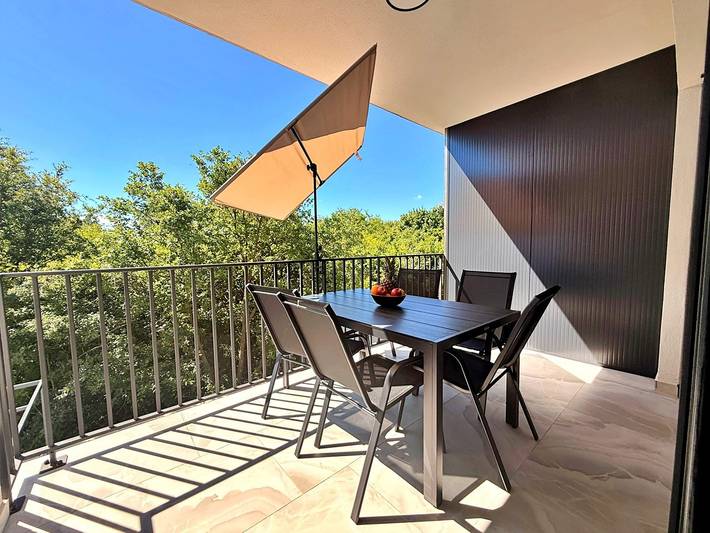 Ferienwohnung für 6 Personen, mit Balkon/Terrasse und Pool auf Krk