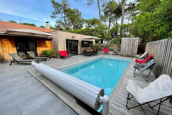 Villa pour 8 personnes, avec jardin et terrasse dans Lacanau Ocean