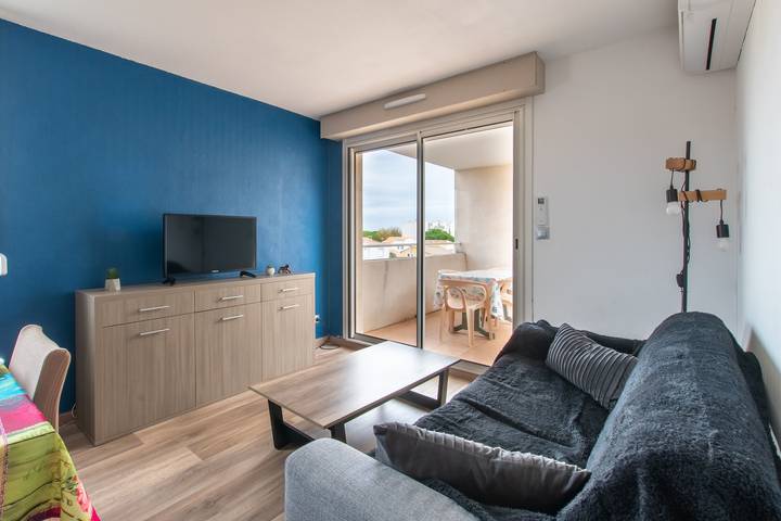 Appartement de vacances pour 4 personnes, avec piscine et terrasse