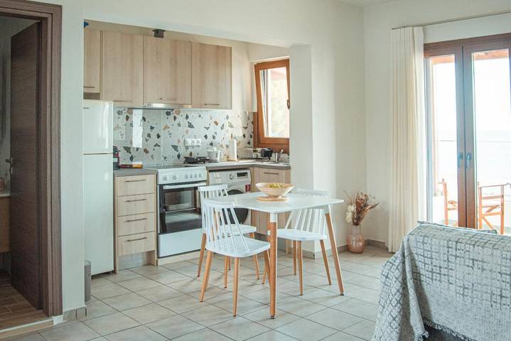 Ferienwohnung für 2 Personen, mit Terrasse und Ausblick