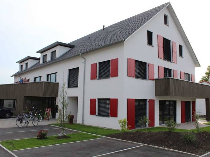 Ferienwohnung für 4 Personen, mit Garten und Balkon, kinderfreundlich in Bad Schussenried