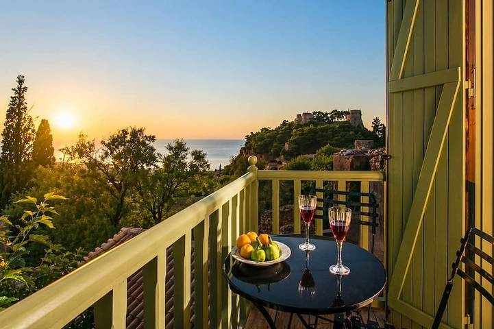 Ferienhaus für 5 Personen, mit Garten und Balkon