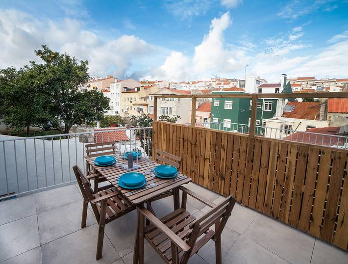 Apartamento de vacaciones para 4 personas, con balcón - 1