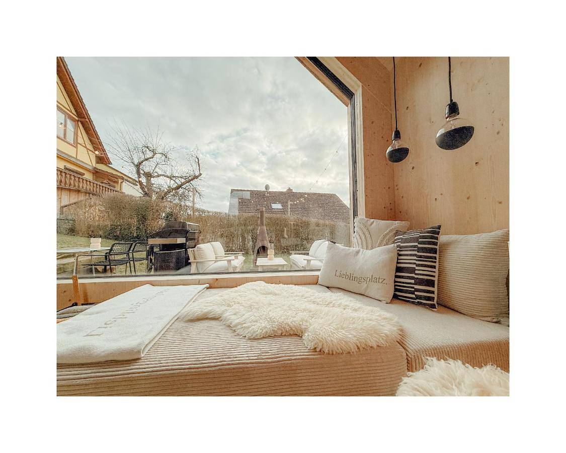 Tinyhouse mit Pelletofen in Wertheim, Taubertal
