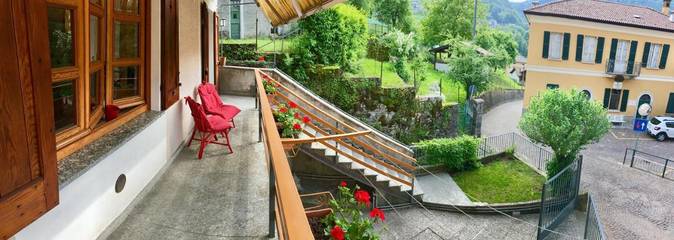 Gîte pour 5 personnes, avec jardin et vue à Schignano