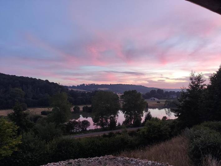 Tente pour 6 personnes, avec jardin et vue ainsi que vue sur le lac et terrasse en Seine-Maritime - 4