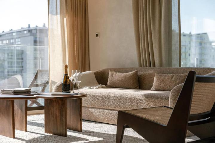 Location de vacances pour 7 personnes, avec terrasse et vue à La Panne