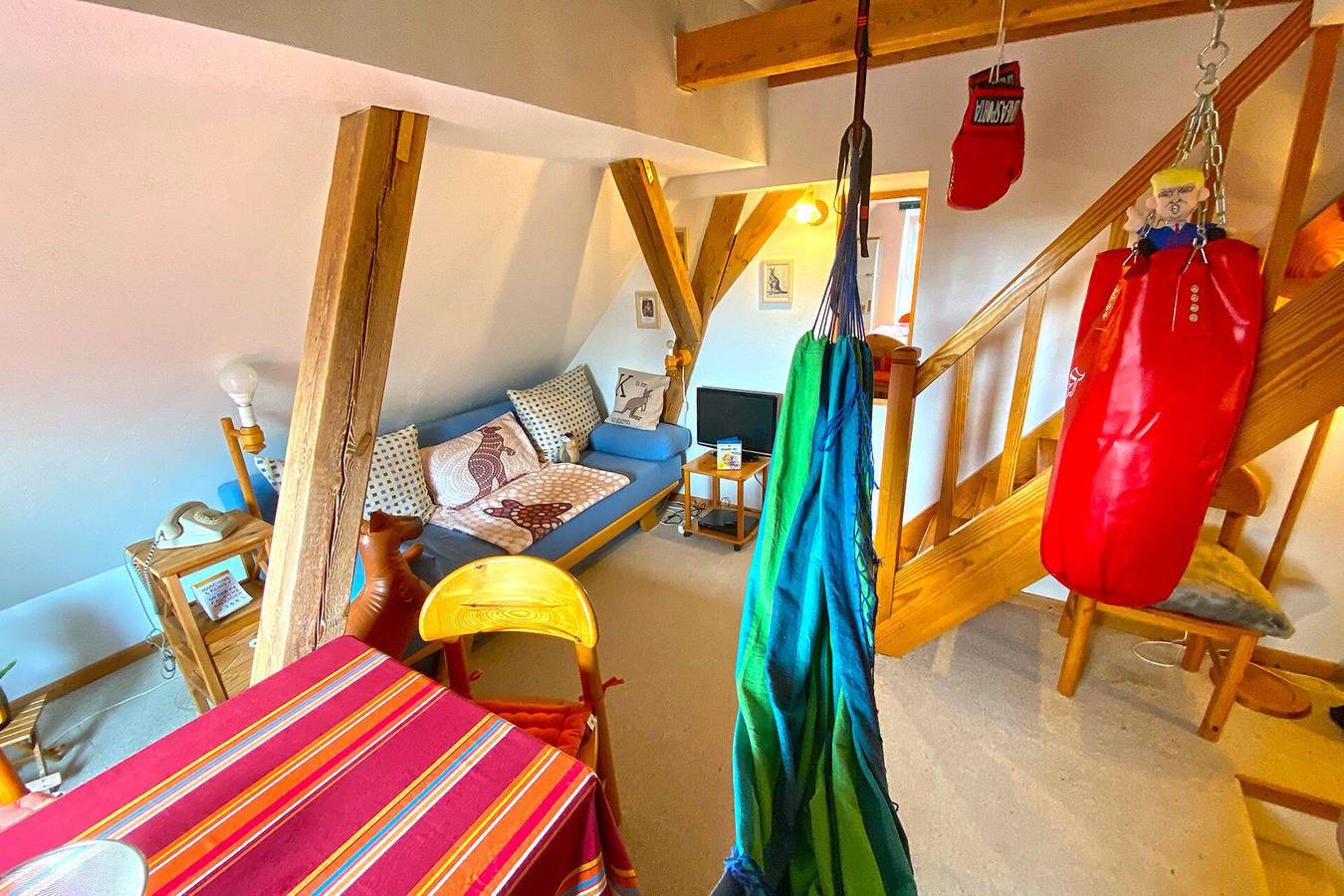 Ganze Wohnung, Apartment 'Känguru-' mit Gemeinschaftsgarten und Wlan in Möllenbeck, Mecklenburg-Strelitz