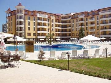 Ferienwohnung für 3 Personen, mit Balkon und Kinderpool in Sonnenstrand