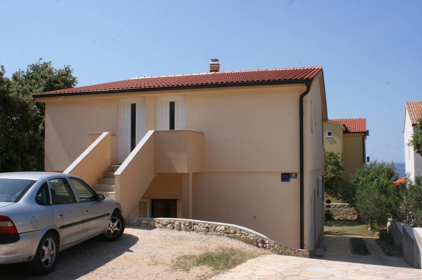 Cały apartament, Jednopokojowy apartament z tarasem i widokiem na morze Mandre (Pag) A-6516-d in Mandre, Pag (Wyspa)
