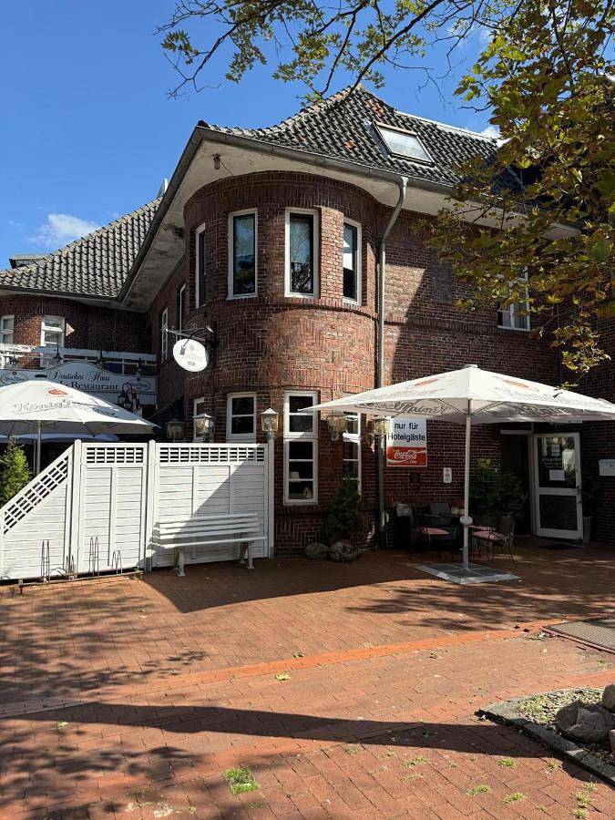 Hotel für 2 Personen, mit Balkon und Terrasse sowie Garten und Ausblick in Löningen