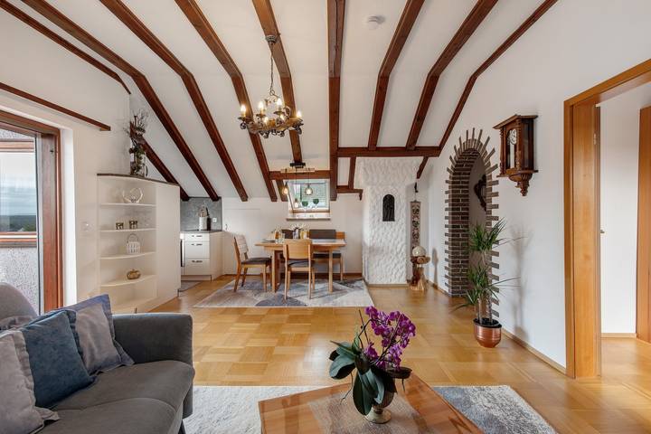 Vakantiewoning voor 3 personen, met Balkon in de Schwäbische Alb