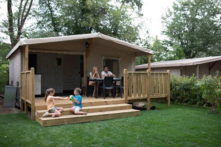 Bungalow für 6 Personen, mit Pool und Garten sowie Kinderpool und Whirlpool in Manerba del Garda - 4