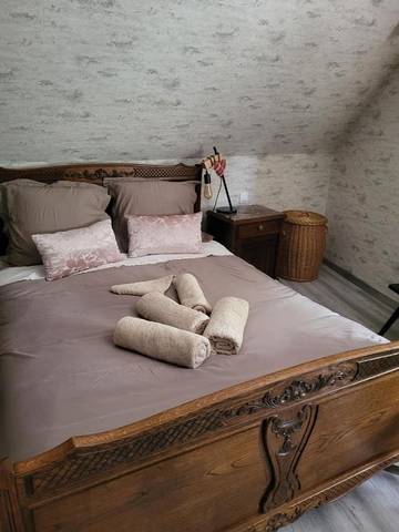 Gîte pour 4 personnes, avec vue et jardin, animaux acceptés à Oberbronn