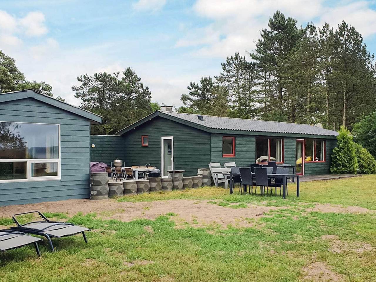 Seeblick-Ruckzug in Sohojlandet in Skanderborg