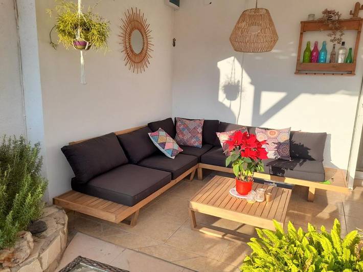 Casa rural para 8 personas, con vistas además de terraza y piscina, Se admiten mascotas en Mojácar - 4