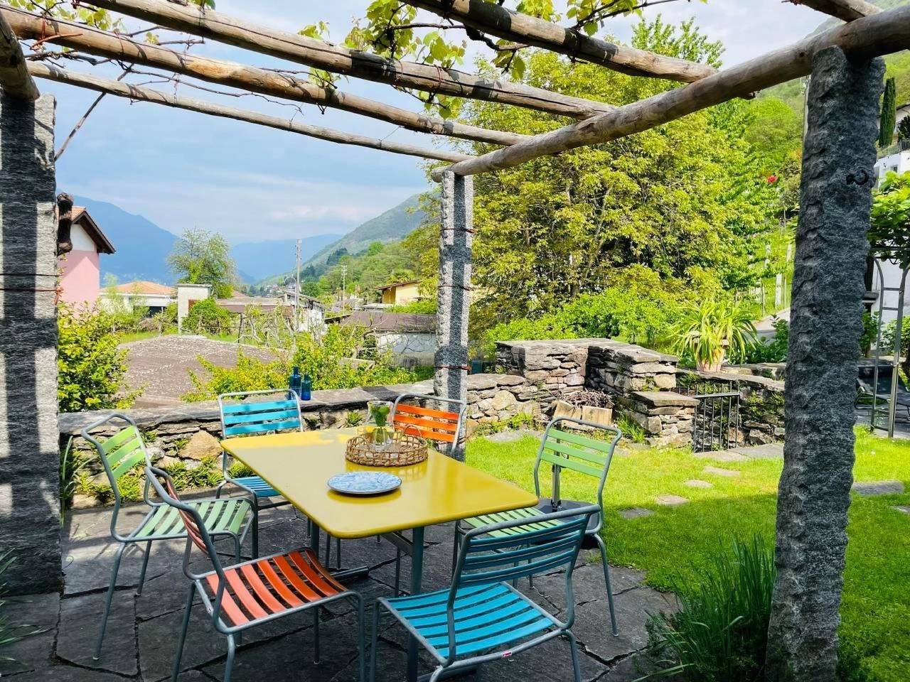 Ganze Wohnung, Casa Ritz in Gambarogno, Lago Maggiore (Schweiz)