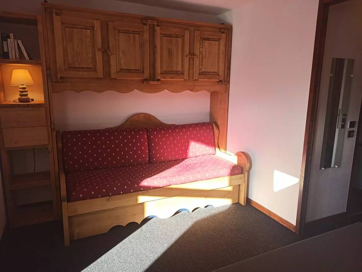 Studio pour 4 personnes, avec balcon et vue