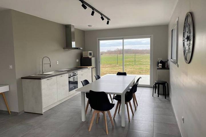 Maison de vacances pour 8 personnes, avec jardin